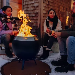 New Moon 45 Feuerschale mit niedrigem Fuß Feuerkörbe & Feuerschalen