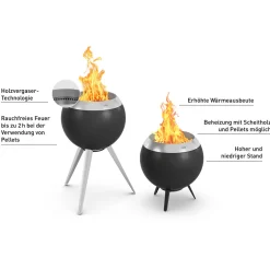 New Moon 45 Feuerschale mit niedrigem Fuß Feuerkörbe & Feuerschalen