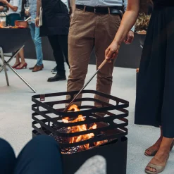 Discount Schürhaken mit Flammenbläser auf Edelstahlfuß, 2er-Set Kamin|Feuerkörbe & Feuerschalen