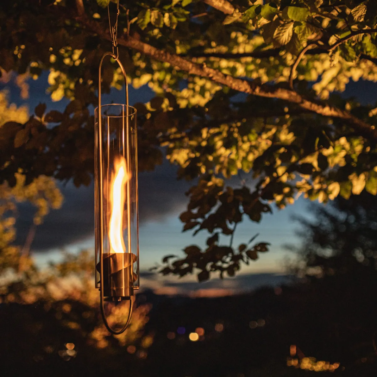 New Spin 120 Hängefeuer & Windlicht, inkl. Bioethanol Brenngel Kerzen & Windlichter|Kerzen & Windlichter