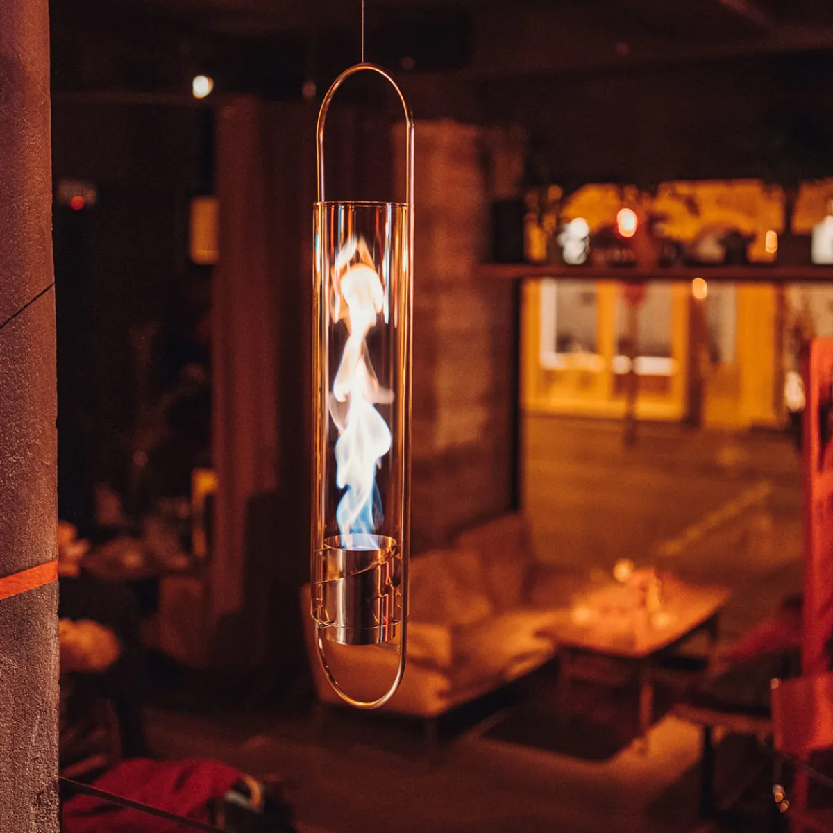 New Spin 120 Hängefeuer & Windlicht, inkl. Bioethanol Brenngel Kerzen & Windlichter|Kerzen & Windlichter