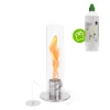 New Spin 900 Tischfeuer & Windlicht, inkl. Bioethanol Flüssig-Brennstoff Weihnachtsbeleuchtung|Kerzen & Windlichter