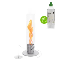 New Spin 900 Tischfeuer & Windlicht, inkl. Bioethanol Flüssig-Brennstoff Weihnachtsbeleuchtung|Kerzen & Windlichter