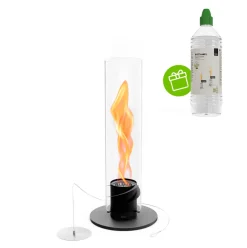 New Spin 900 Tischfeuer & Windlicht, inkl. Bioethanol Flüssig-Brennstoff Weihnachtsbeleuchtung|Kerzen & Windlichter
