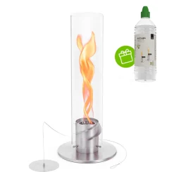 Discount Spin 1200 Tischfeuer & Windlicht, inkl. Bioethanol Flüssig-Brennstoff Terrassen|Dekorative Leuchten