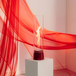 New Spin air 1200 Tischfeuer & Windlicht, inkl. Bioethanol Flüssig-Brennstoff Weihnachtsbeleuchtung|Kerzen & Windlichter