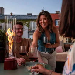 New Spin air 1200 Tischfeuer & Windlicht, inkl. Bioethanol Flüssig-Brennstoff Weihnachtsbeleuchtung|Kerzen & Windlichter