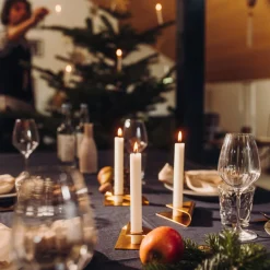 New Square Candle Kerzenhalter, 4er-Set Weihnachtsbeleuchtung|Kerzen & Windlichter