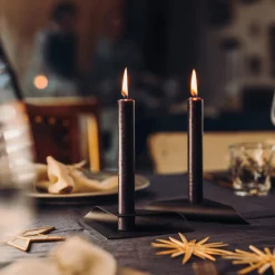 New Square Candle Kerzenhalter, 4er-Set Weihnachtsbeleuchtung|Kerzen & Windlichter