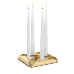 New Square Candle Kerzenhalter, 4er-Set Weihnachtsbeleuchtung|Kerzen & Windlichter