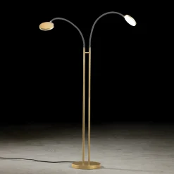 Discount Flex Twin LED Stehleuchte Arbeitszimmer|Büros