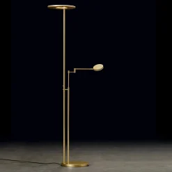 New Nova Plano LED Deckenfluter mit Lesearm Stehleuchten|Leseleuchten