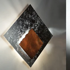 New Piastra QG LED Wandleuchte, 70 x 70 cm Wandleuchten|Flur