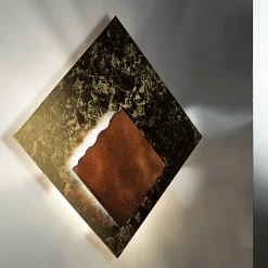 New Piastra QG LED Wandleuchte, 70 x 70 cm Wandleuchten|Flur