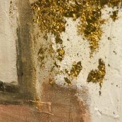 Gemälde Abstrakt in Nude und Rosa III, 100 x 100 cm Bilder|Flur