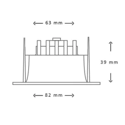 Online Camini Downlight IP44 LED Einbaustrahler Strahler|Einbauleuchten