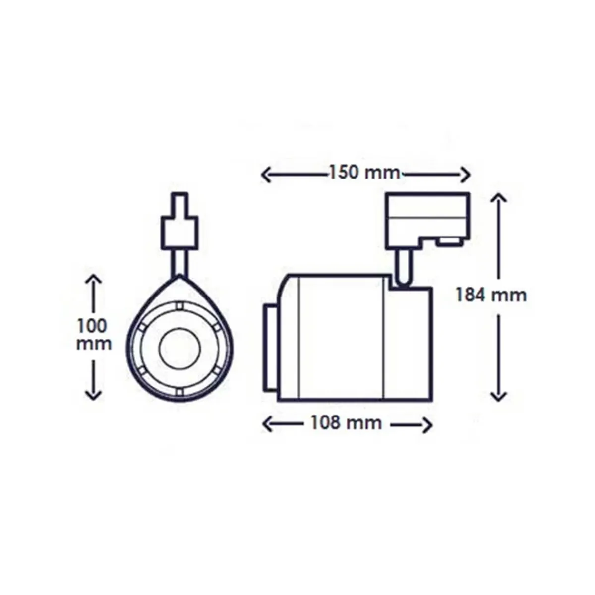 New Camita ColourDrop 22W Tracklight LED Schienenstrahler Shopbeleuchtung|Museen/Showrooms