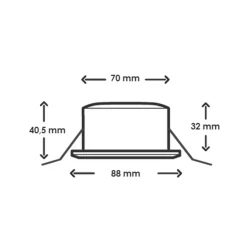 Online Camita Downlight IP44 LED Einbaustrahler Hotellerie|Gastronomie