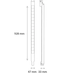 Outlet Orion Track 85° 55W LED Schienenstrahler Strahler|Schienensysteme