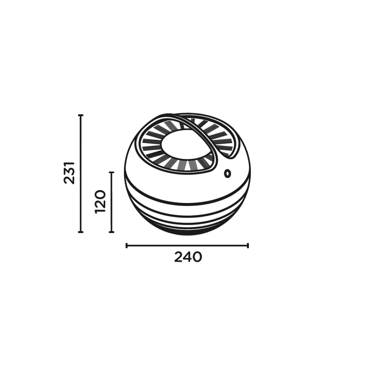 Hot Aqu S LED Solar- / Akkuleuchte Terrassen|Solarleuchten