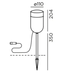 Online Bik.4 Spike LED Spießstrahler Connect Grünflächen|Strahler & Scheinwerfer