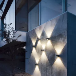 Outlet Como LED Außenwandleuchte Hauseingänge|Fassaden