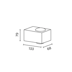 Outlet Como LED Außenwandleuchte Hauseingänge|Fassaden