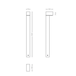 Como LED Pollerleuchte Wege/Zufahrten|Stehleuchten