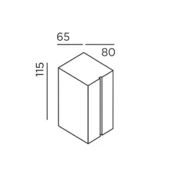 Cut Down LED Außenwandleuchte Hauseingänge|Fassaden