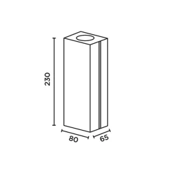 New Cut LED Außenwandleuchte Hauseingänge|Fassaden