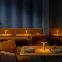 Outlet 6er Set Lix Mini LED Akkuleuchte inkl. Multi-Kontaktladestation Gastronomie|Terrassen