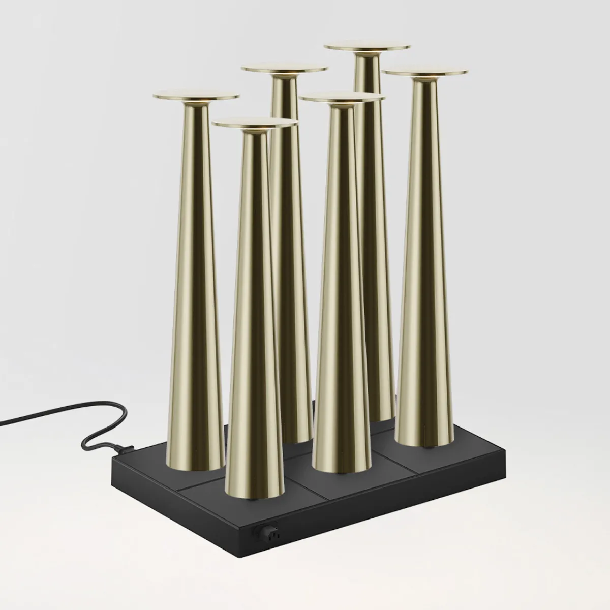 New 6er Set Lix Skinny LED Akkuleuchte inkl. Multi-Kontaktladestation Hotellerie|Gastronomie