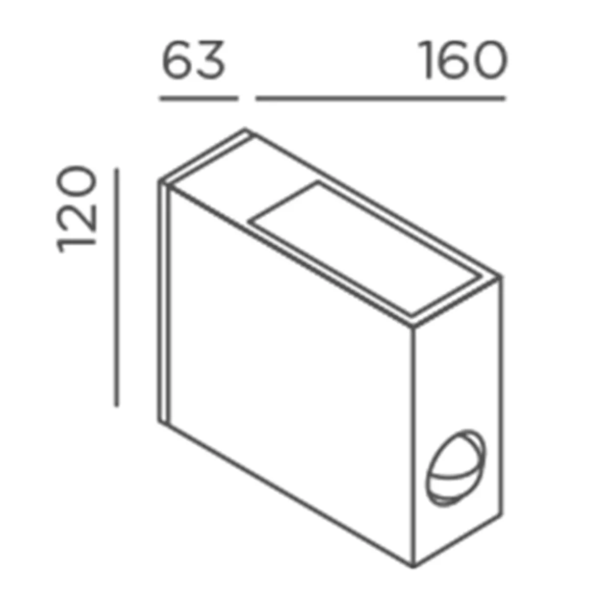 New Eye Control LED Außenwandleuchte Terrassen|Hauseingänge