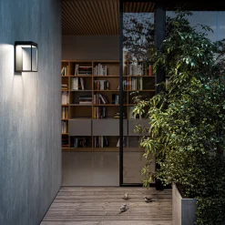 Best Gic LED Außenwandleuchte, deep black Terrassen|Hauseingänge