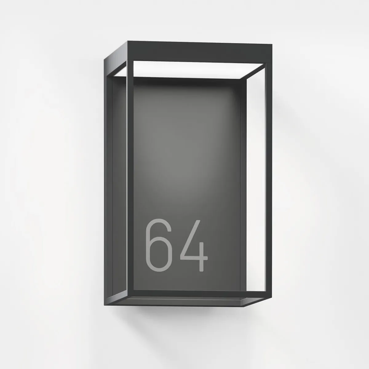 Hot Gic number LED Außenwandleuchte, anthracite Hauseingänge|Fassaden