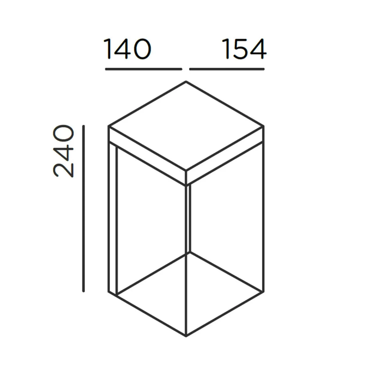 Hot Gic number LED Außenwandleuchte, anthracite Hauseingänge|Fassaden