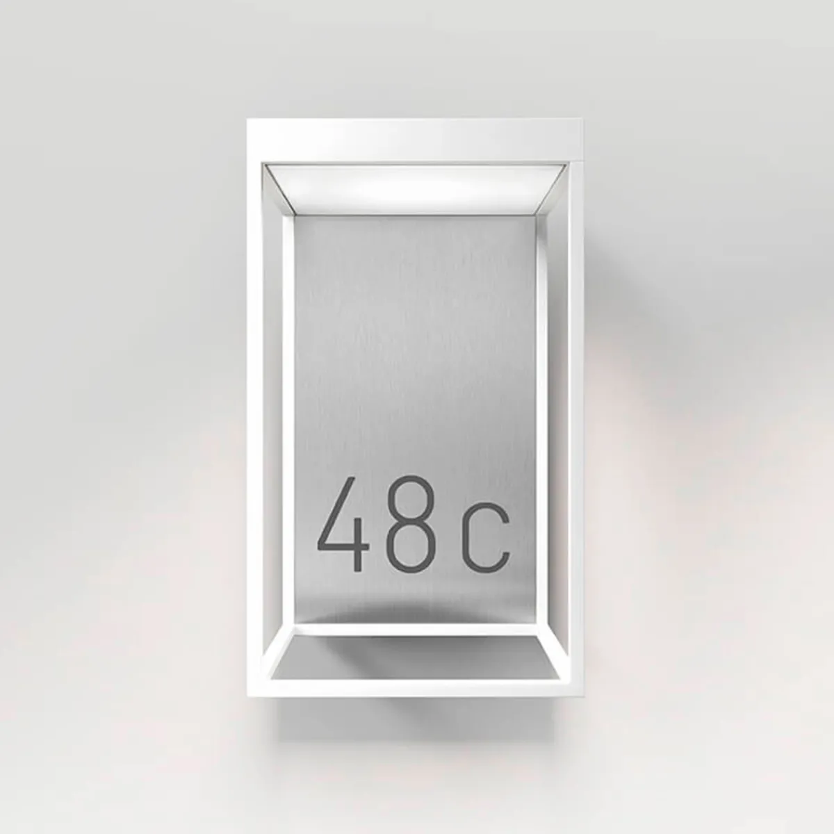 New Gic number LED Außenwandleuchte, pure white Hauseingänge|Fassaden