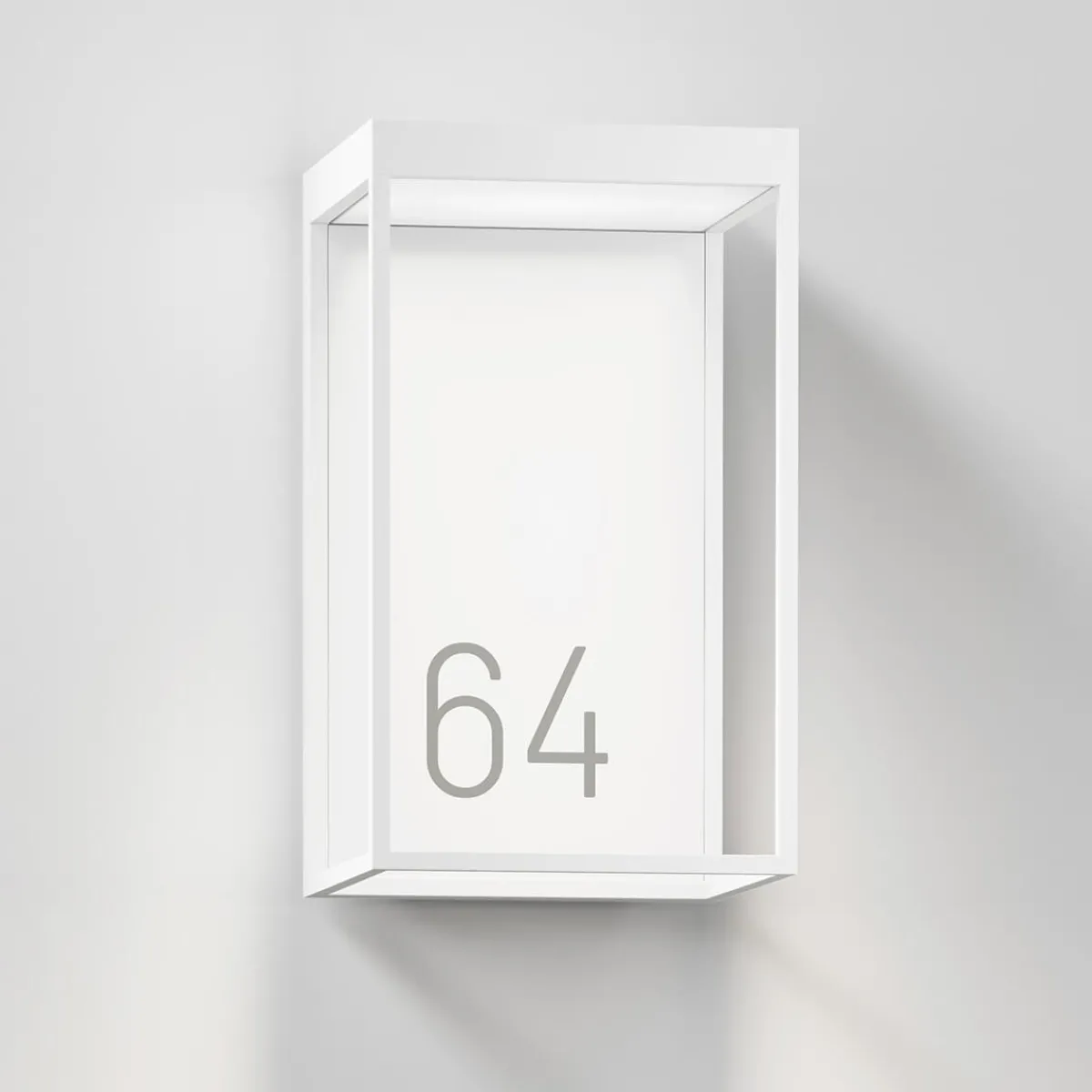 New Gic number LED Außenwandleuchte, pure white Hauseingänge|Fassaden