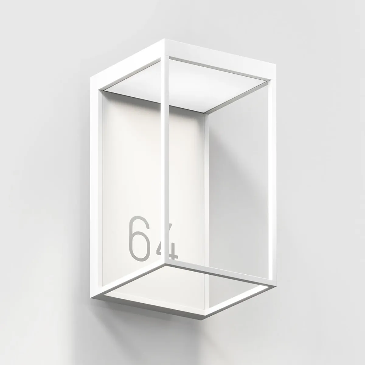 New Gic number LED Außenwandleuchte, pure white Hauseingänge|Fassaden