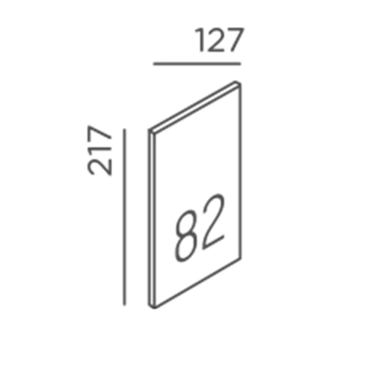 New Gic number LED Außenwandleuchte, pure white Hauseingänge|Fassaden