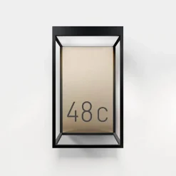 Clearance Gic number LED Außenwandleuchte, deep black Hauseingänge|Fassaden