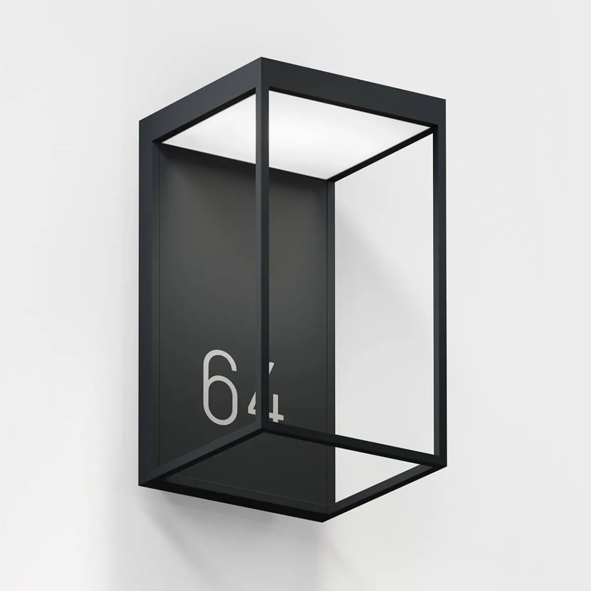 Clearance Gic number LED Außenwandleuchte, deep black Hauseingänge|Fassaden