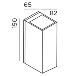 Iem.2 LED Außenwandleuchte Terrassen|Hauseingänge