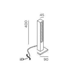 Outlet Lin Base LED Pollerleuchte Connect Wege/Zufahrten|Stehleuchten