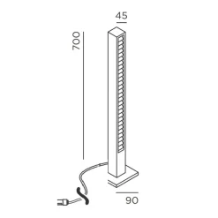 Outlet Lin Base LED Pollerleuchte Connect Wege/Zufahrten|Stehleuchten
