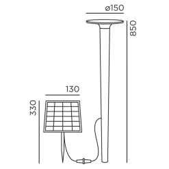 Sale Lix spike solar LED Solarleuchte mit Erdspieß Stehleuchten|Solarleuchten