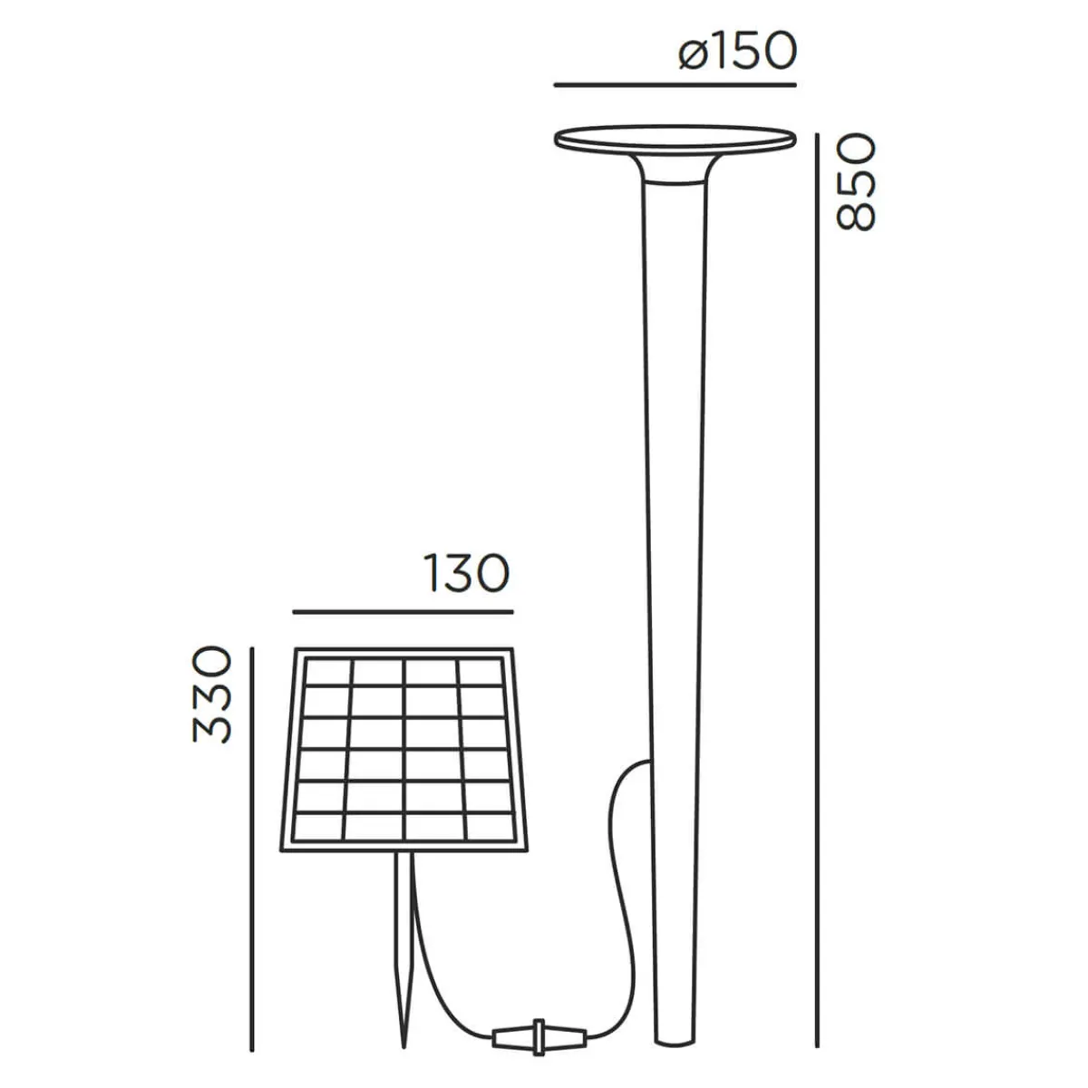 Sale Lix spike solar LED Solarleuchte mit Erdspieß Stehleuchten|Solarleuchten
