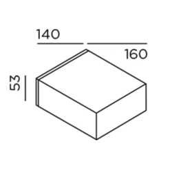 Hot Luci Down LED Außenwandleuchte Terrassen|Fassaden