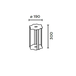 Hot Mir X 70 LED Pollerleuchte Wege/Zufahrten|Stehleuchten