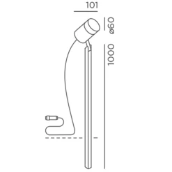 Online Piek Spot 100 LED Spießstrahler Connect Wege/Zufahrten|Grünflächen